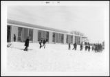 Playing in the Snow at Harrison Elementary School