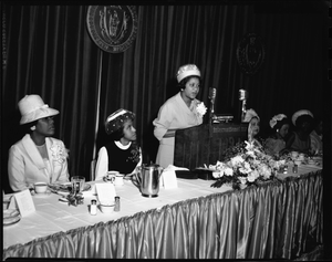 H.U. [Howard University] Mothers Day luncheon at International Inn, May 1964 [cellulose acetate photonegative]