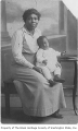 Arminta Wilson with grandson Paul Davis, Winnipeg, Manitoba, March 22, 1919