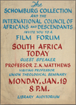 Thumbnail for Film Forum: South Africa Today