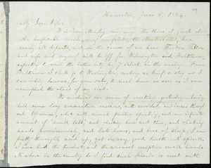 Thumbnail for Letter from William Lloyd Garrison, Hamorton, [Pa.], to Helen Eliza Garrison, June 6, 1864