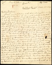 Letter to] My dear Madam [manuscript