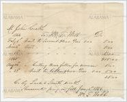 Receipt for payment from John Cocke to William T. Webb, January 1, 1866