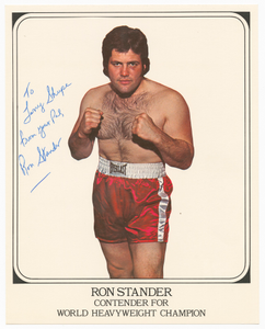 Color card photograph of Ron Stander