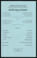 BGSU Jazz Guitars