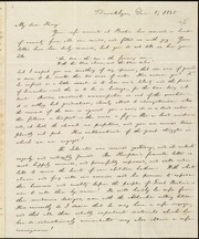 Letter to] My dear Henry [manuscript