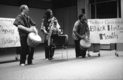 Drummers at the Black African American Celebration (Frame 8), 1998 February