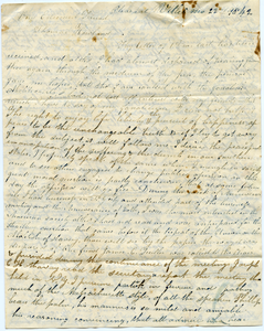 Thumbnail for Letter from A. Pierce to Thomas Howland