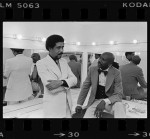 Richard Pryor and Lou Gossett backstage