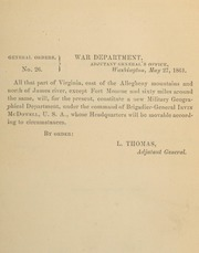 General orders. No. 26