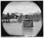 [Richmond, Va. Ruins of Richmond &amp; Danville Railroad bridge; the city beyond]