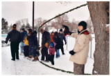 Hmong Cultural Center, New Year blessing with Shaman, St. Paul, Minnesota