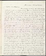 Letter to] My Dear Mrs. Chapman [manuscript