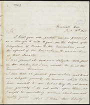 Letter to] Sir [manuscript