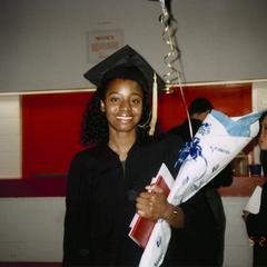 African American student at 1995 graduation