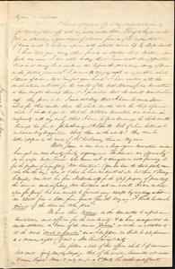 Thumbnail for Letter from James C. Jackson, Peterboro, [New York], to Maria Weston Chapman, 1840 [March 25]