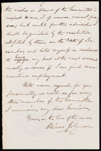 Thumbnail for Letter from Oliver Johnson, [New York, N.Y.], to William Lloyd Garrison, 16 Jan[uary], 1858