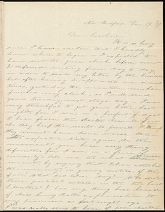 Letter from Deborah Weston, New Bedford, [Mass.], to Caroline Weston, Dec. 29, [18]'39