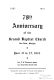 78th anniversary of the Second Baptist church, Ann Arbor, Michigan, June 21 to 27 1943