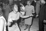 Woman dancing at the Laicos Club in Montgomery, Alabama, during a performance by Chuck Jackson.