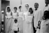 The wedding party of Freddie and Susie Sanders Hubbard.