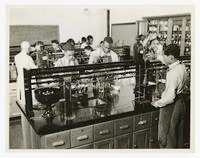 Unidentified Students in Science Classroom, circa 1955