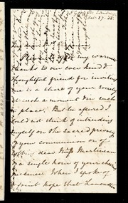 Letter to] My dear Mrs. Chapman [manuscript