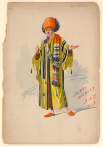 Costume Design: Slave Dealer, Act II, Scene 1