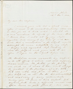 Letter from Margaret Fuller, Jamaica Plain, [Massachusetts], to Maria Weston, 1840 December 26