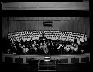 Cardozo High School Orchestra and Chorus May 17, 1954 [cellulose acetate photonegative]