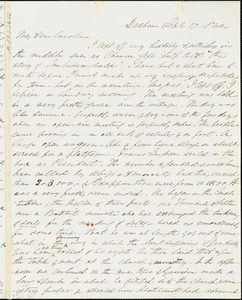 Letter from Edmund Quincy, Dedham, [Mass.], to Caroline Weston, Sept. 17, 1844