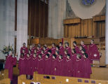 Choir of Memorial Presbyterian Church at 3424 South Court Street in Montgomery, Alabama.