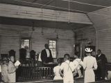 Sunday school at the Colored Methodist Episcopal Church.