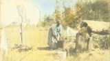 African American woman washing clothes in Wilcox County, Alabama.