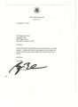 Letter from George W. Bush about Benjamin Hooks' heart surgery