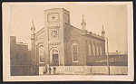 [Grace Church General Hospital, 207-209 South Patrick Street, Alexandria, Virginia, with wounded soldiers in front]