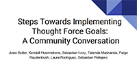 Steps Towards Implementing Poverty Thought Force Goals presentation (Politics Department Collection)