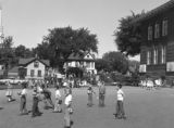 Children Playing Outside Blaine Elementary School