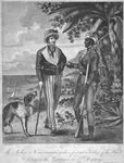 The author in conversation with a private soldier of the Black Army on his Excursion in St. Domingo