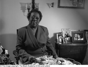 Althea Jones Hilliard photographed in her home