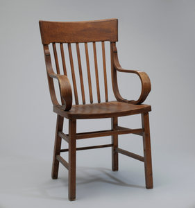 Bentwood armchair from a church in Tulsa, Oklahoma