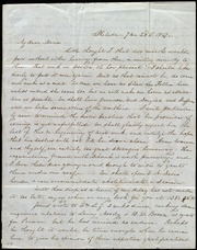 Letter to] My dear Maria [manuscript