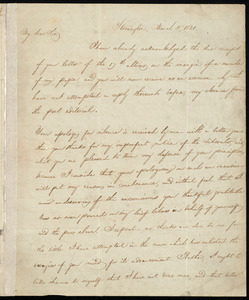 Letter from Charles Wheeler Denison, Stonington, [Conn.], to William Lloyd Garrison, March 5, 1831