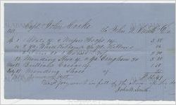 Receipt for payment from John Cocke to John W. Smith, January 19, 1859