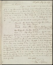 Letter to] Mrs. Chapman [manuscript