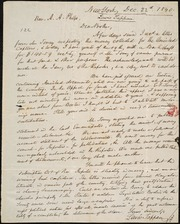 Letter to] Rev. A. A. Phelps, Dear Brother [manuscript