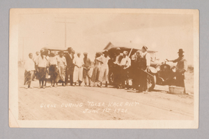 Scene from Tulsa Race Riot June 1st 1921