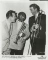 Thumbnail for Photograph of Gene Krupa, Louis Armstrong and James Stewart, circa 1954