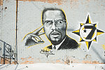 Malcolm X angry by Sintex, 8120 Grand River Ave., Detroit, 2018