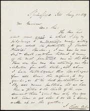 Letter to] Mr. Garrison, Dear Sir [manuscript